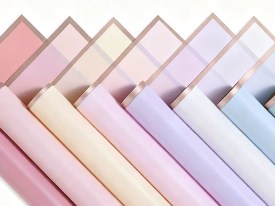 Papel coreano bordes dorados 